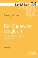 Max Braeuer Val Der Zugewinnausgleich: Eine Anleitung für Rechtsanwälte, (Poche)