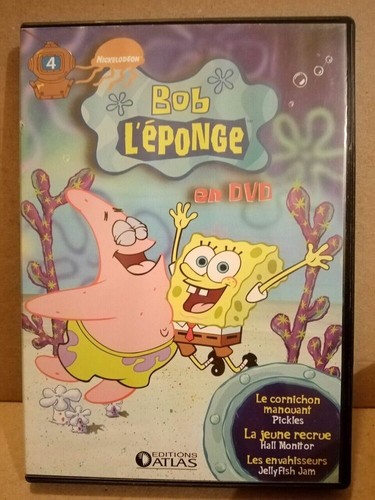 Bob éponge dvd - l'éponge, n°4/