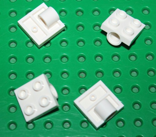 Lego white plate 2x2 - 2x2, with