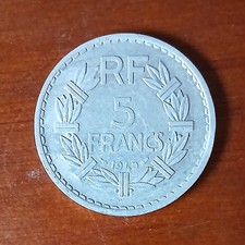" 5 FRANCS LAVRILLIER" From
