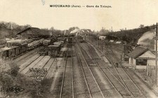 Carte MOUCHARD Gare de Triage Trains