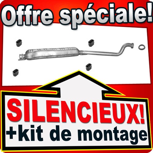 Silencieux intermédiaire pour - silencieux,