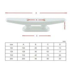 Nylon plastique bas plat