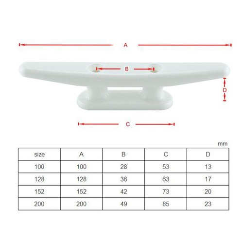 Nylon plastique bas - , plat