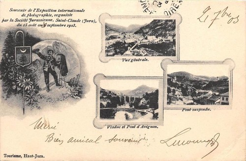 Cpa saint claude souvenir - 39,