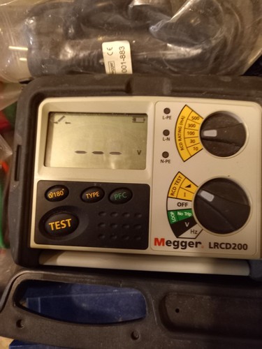 Testeur lrcd 200 megger - testeur,