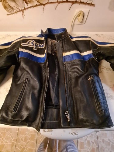 Blouson cuir moto - femme, byxes