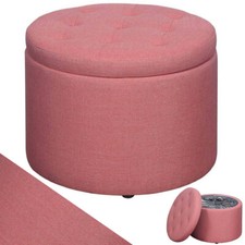 Pouf conteneur repose-pieds en