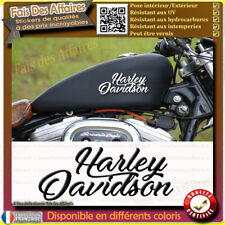 2 stickers autocollant harley davidson sticker deco réservoir casque moto hd