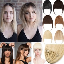 Topper Clip on Fringe Hair