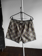 Short de bain homme Adidas vintage années 90 rare à motifs géométriques poche...