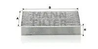 Filtre habitacle sous la - filtre,