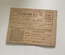 World War 2 Ration Book No. 3