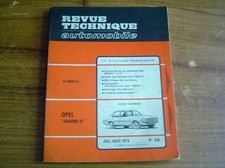 REVUE TECHNIQUE RTA OPEL