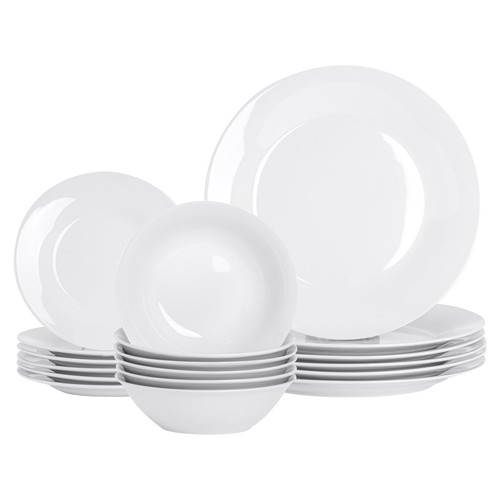 18pc blanc service table en - 18pc,