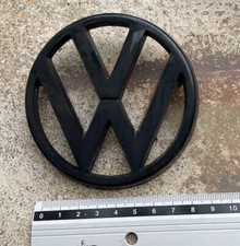 Sigle de calandre 95 mm Noir pour Golf 1 Badge monogramme insigne