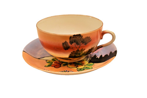 Vintage japonais lustre cup - vintage,