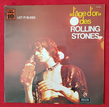 ROLLING STONES disque Vinyle 33 tours DECCA 1969 LET IT BLEED