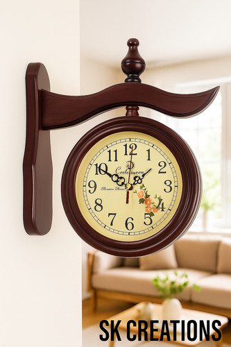 Horloge murale double - face, en