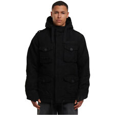 Brandit Homme Respite Veste Homme Extérieur Poches Capuche Parka Coton