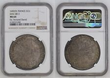 FRANCE ECU 1692(9) Louis XIV - 1692 Rennes - pédigrée - TOP POP NGC MS 64