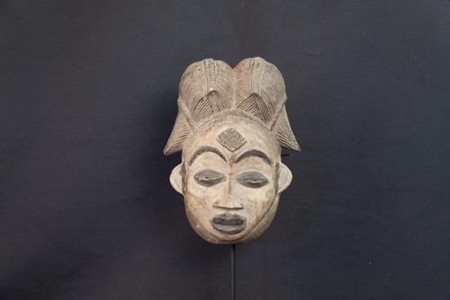 Masque africain punu bois - masque, en
