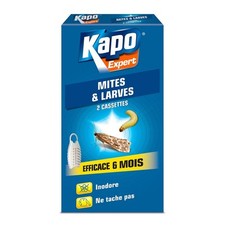 2 cassettes anti mites et larves 6 mois de protection KAPO