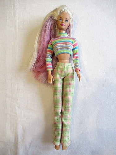 Barbie pantalon ecossais - barbie, en