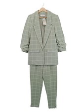 RESERVED Tailleur-pantalon Dames Costume T EU 38 vert-blanc style décontracté