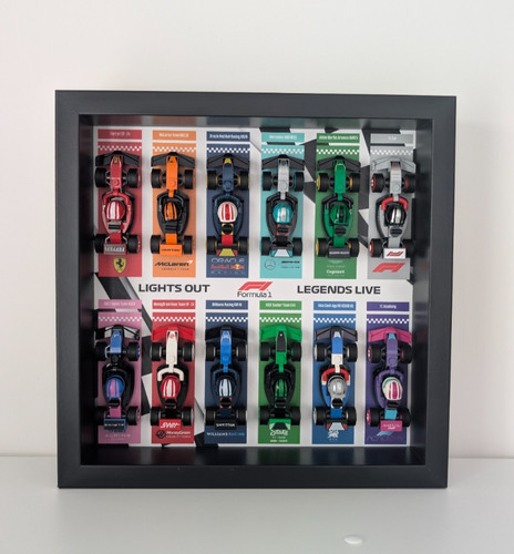 Cadre noir display - f1, pour
