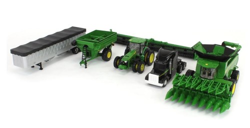 Ertl john deere harvesting set - harvesting,