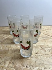 Lot De 6 Verres à Sirop De Monin Watermelon