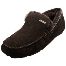 Barbour Monty Homme Pantoufles Marron Chic et Confortable - 44 EU