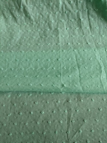 Coupe tissu coton vert eau - coton,