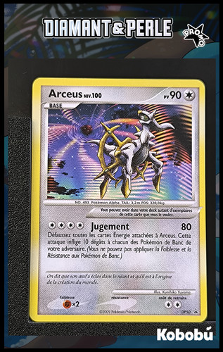 Carte pokémon arceus - carte,