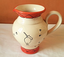 VALLAURIS  pichet terre de France fait main à décors de chats