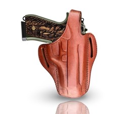 Étui en cuir OWB Thumb Break pour Beretta 92/96 M9 Girsan Regard MC RH/LH