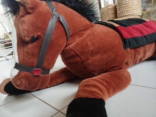 Grande peluche cheval animal - grande,
