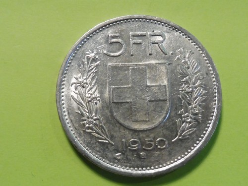 Monnaie suisse frs argent - suisse, 5