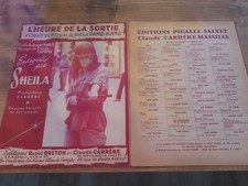 partition sheila  l heure de