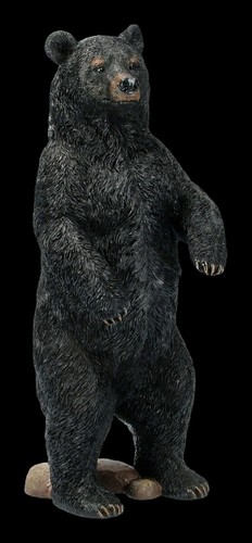 Figurine ours noir debout - d'ours,
