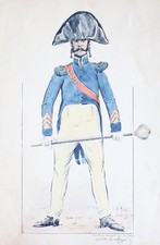 ERNEST FORT AQUARELLE