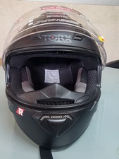 TORX HELMET Casque de moto intégral noir mat Racing Taille XL