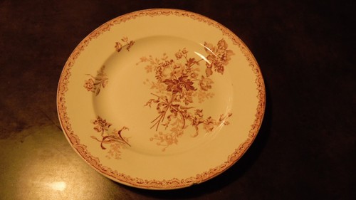 Plat faience de - plat,
