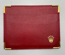 Portefeuille en cuir rouge