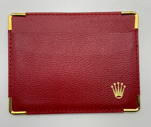 Portefeuille cuir rouge - cuir,
