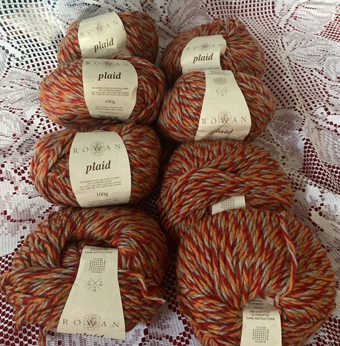 Lot rowan plaid wool - 8,