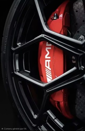 Autocollant étrier frein amg - autocollant,