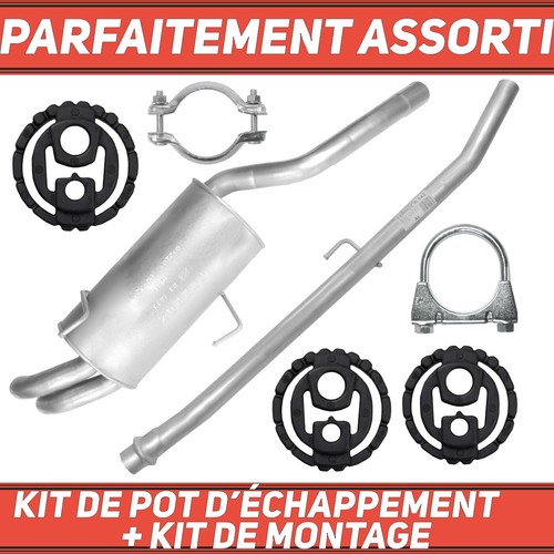 Kit pot échappement - kit,