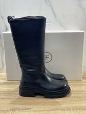 Ash Supremium Bottes Femme Combat Botte Cuir Noir Ash Botte Femme 39